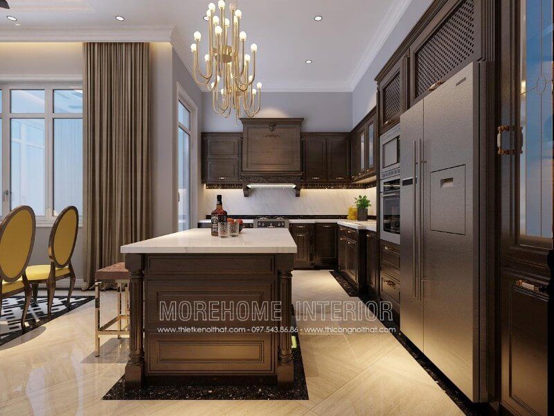 Tủ bếp gỗ tự nhiên nhập khẩu cao cấp đã được các gia chủ săn đón một cách mạnh mẽ vì nó không chỉ đẹp mắt mà còn mang lại tính thẩm mỹ và tính kinh tế, đại diện cho đẳng cấp của chủ nhân của ngôi nhà.