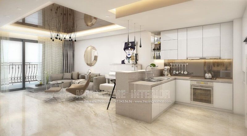 !
Bạn muốn sự hiện đại và tiện nghi trong không gian nội trợ của mình? Hãy không bỏ qua mẫu tủ bếp gỗ chữ L độc đáo này để tạo nên sự sang trọng.